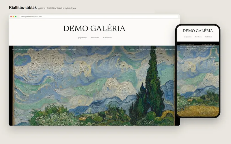 Exhibition panels: gallery — demo-galeria.claircontour.com