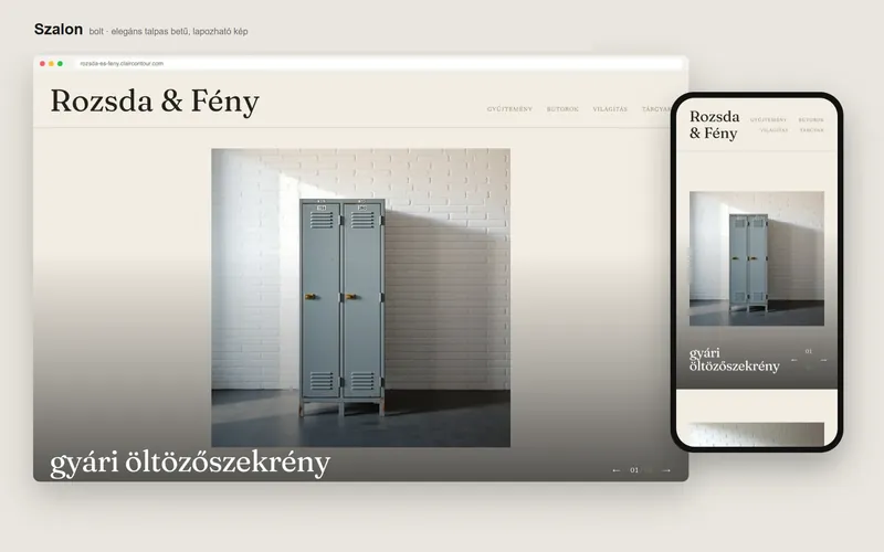 Salon: shop — rozsda-es-feny.claircontour.com